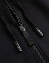 Felpa aperta - Strisce laterali - nero