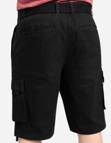 Cargoshort - Straight fit - zwart