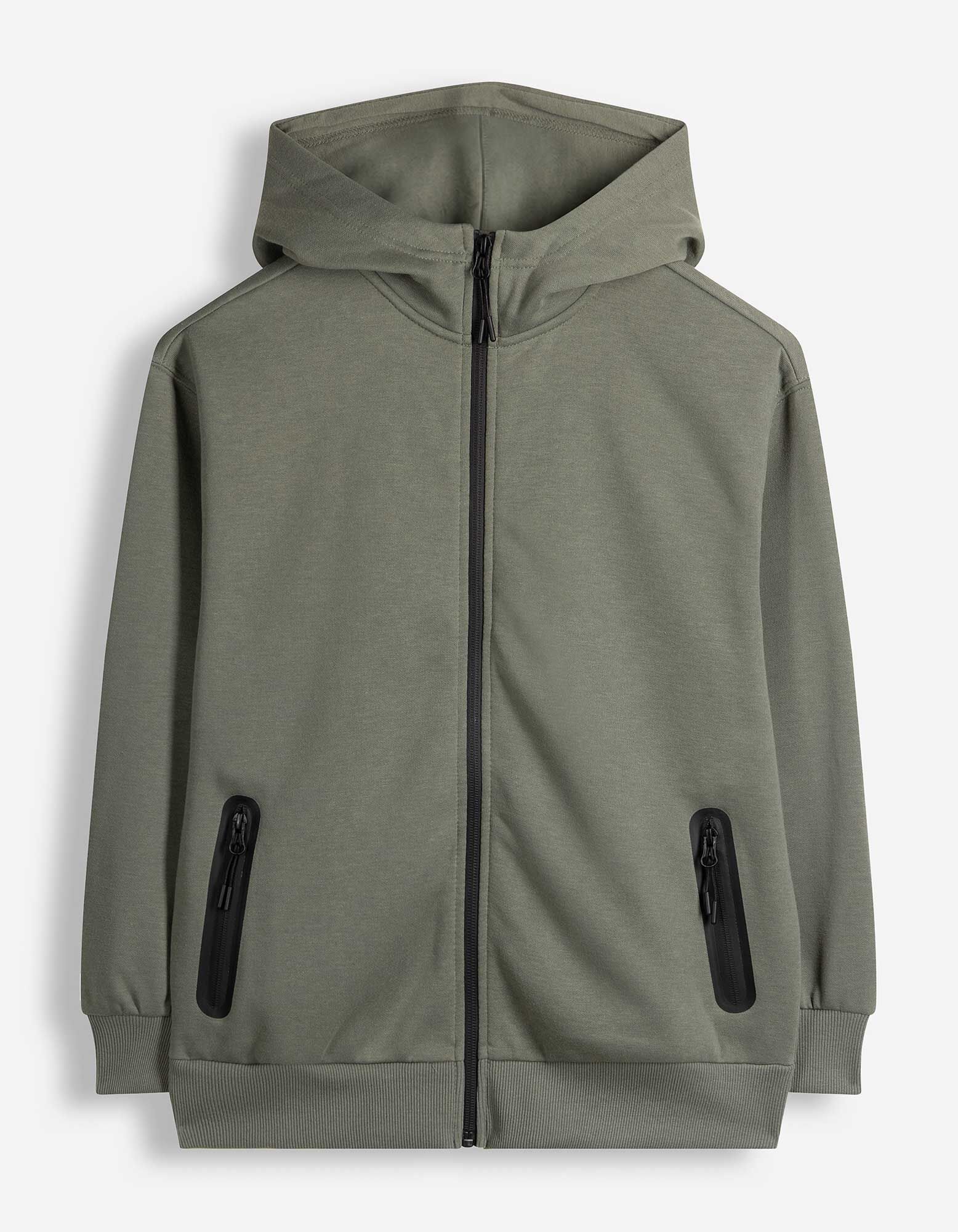 Sweatjacke - Oversized Fit - Khaki