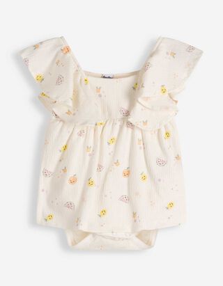 Kleid in A-Linie - wei&szlig;