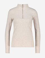 Damen Langarmshirt - Reißverschluss