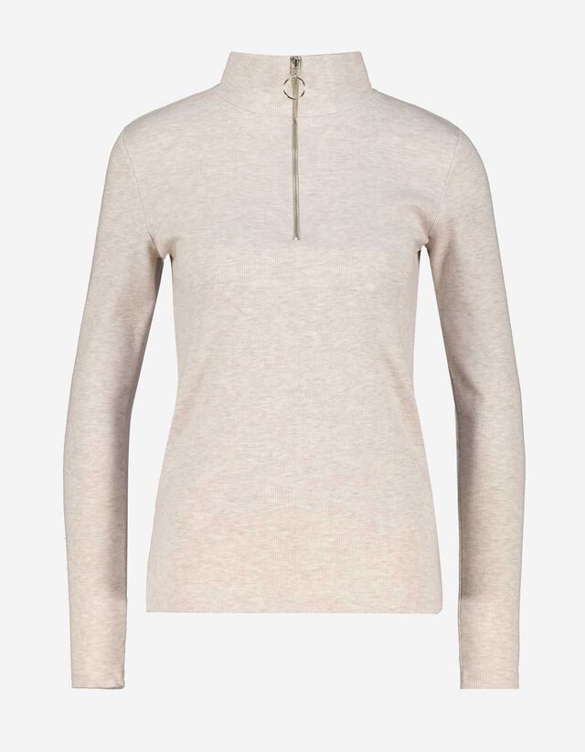 Damen Langarmshirt - Reißverschluss
