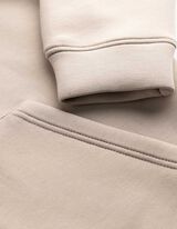 Sweatjacke - Oversized Fit - Beige
