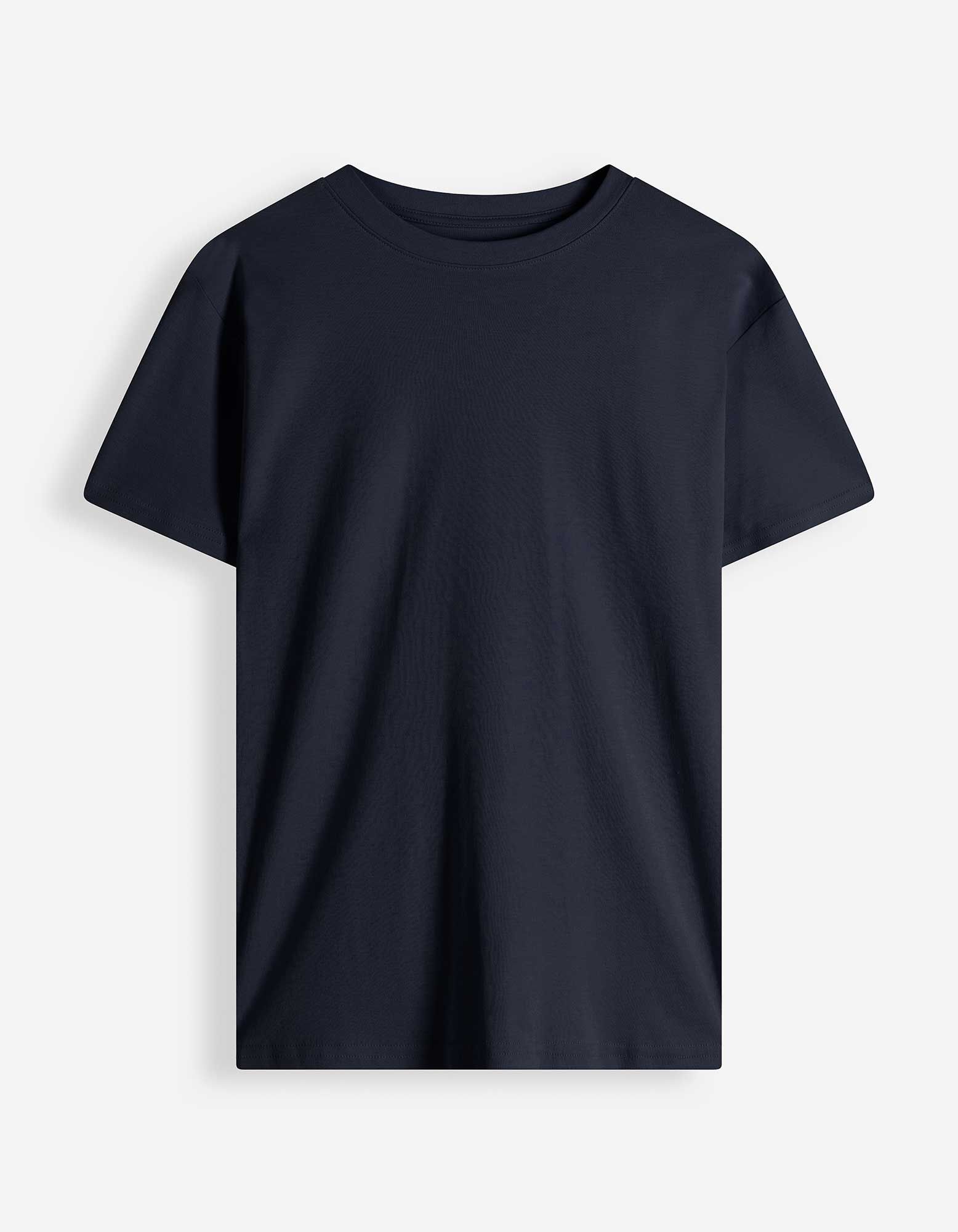 T-shirt - Coupe oversize - bleu fonc&eacute;
