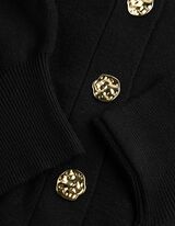 Cardigan - Knopfleiste - schwarz