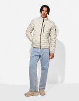 Jacke - Stehkragen - beige