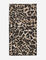 Șal - Animal print - Maro
