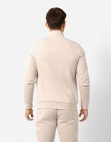 Cardigan - Col droit - beige
