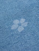 Shorts - Allover-Muster - blau