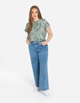 P&oacute;l&oacute; - Visszahajtott ujj - z&ouml;ld