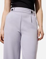 Broek - Elastische sluiting - Paars