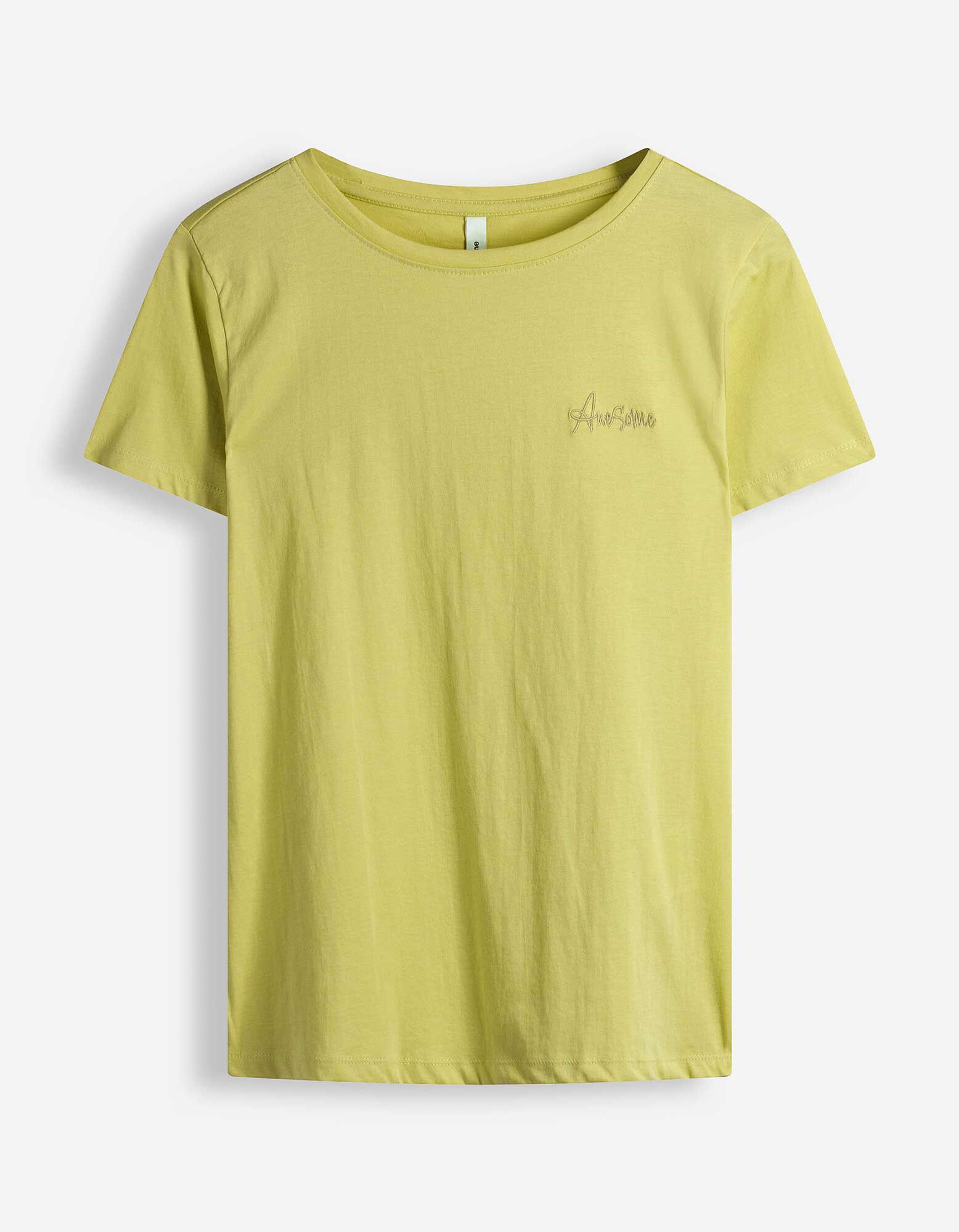 T-Shirt - Stickereien - Gr&uuml;n