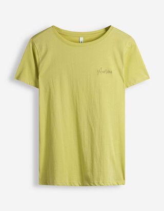 T-Shirt - Stickereien - Gr&uuml;n