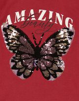 M&auml;dchen Langarmshirt - Wendepailletten