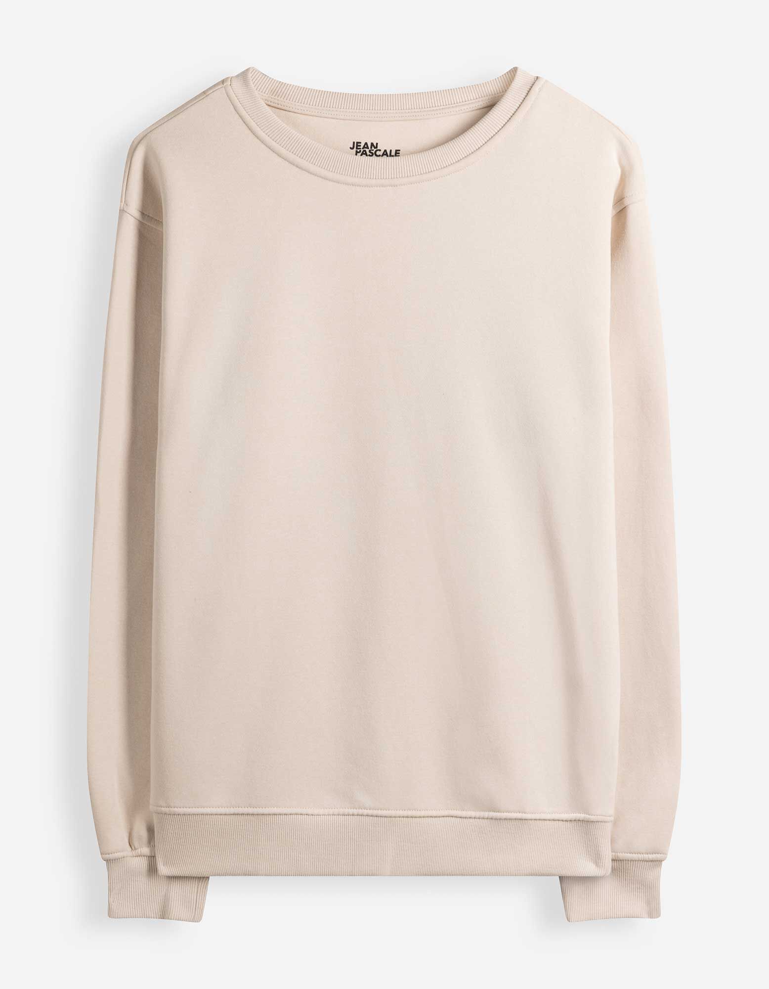 Sweat-shirt - Relax Fit - beige