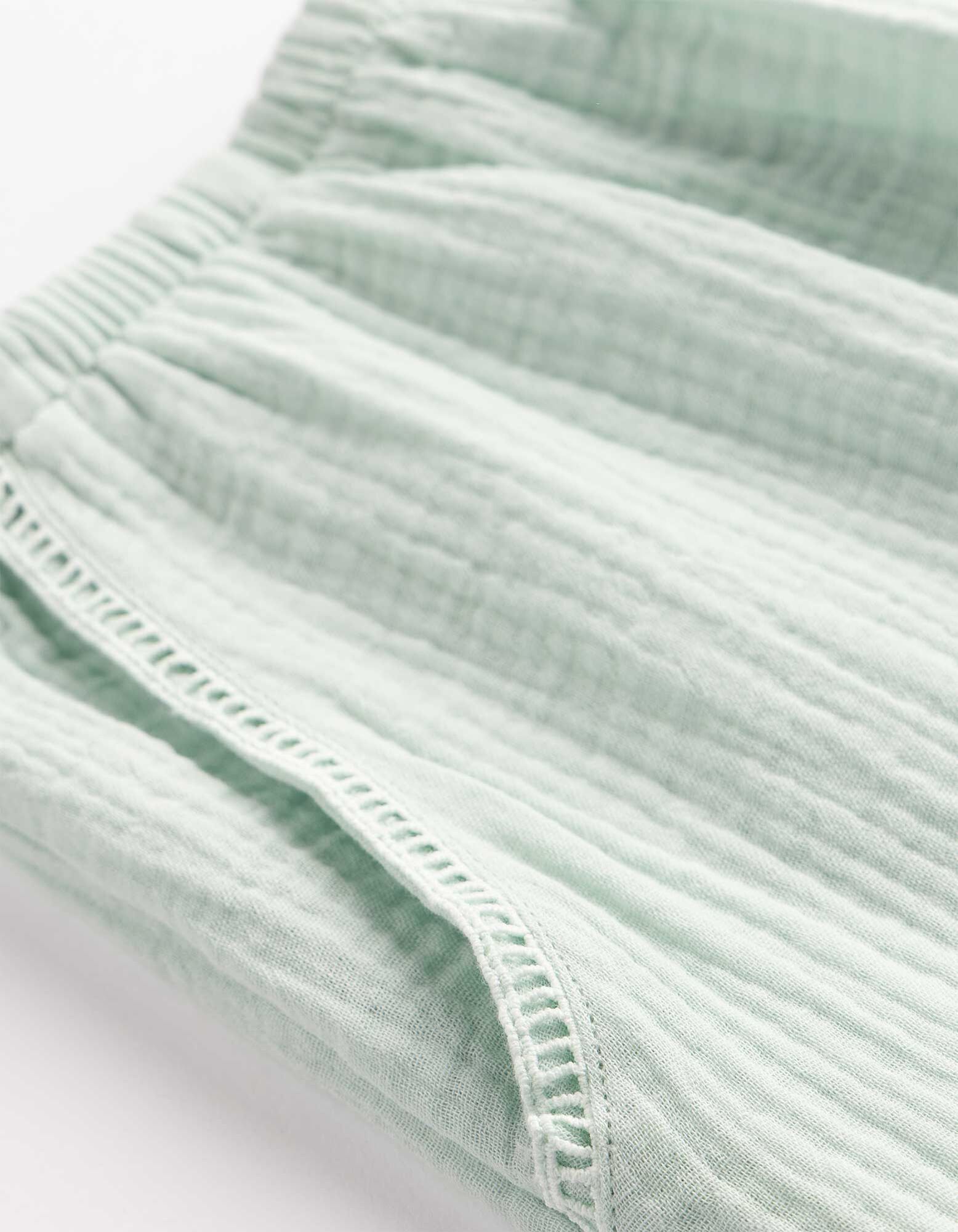 Shorts - Musselin - gr&uuml;n