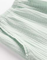 Shorts - Musselin - gr&uuml;n