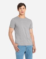 Tričko - Melírovaný - seda