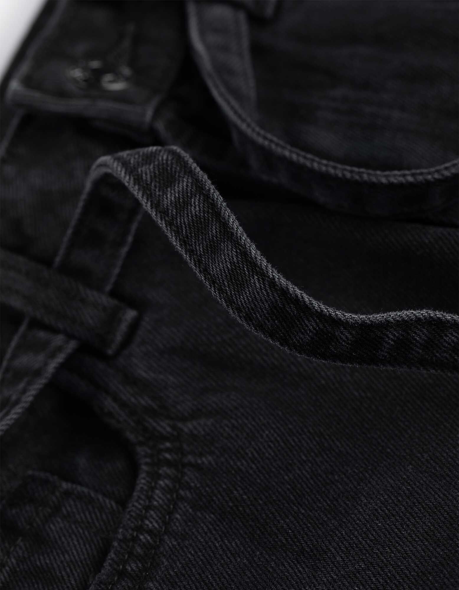 Jeans - Straight Fit - schwarz