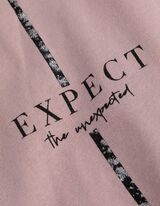 Tričko - Trblietavá potlač - fialovy