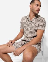 Camicia - Jacquard - bianco