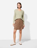 Gonna - Imitazione di camoscio - marrone