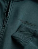 Sportska majica sa zatvaračem - Oversized Fit - Tamnozelena