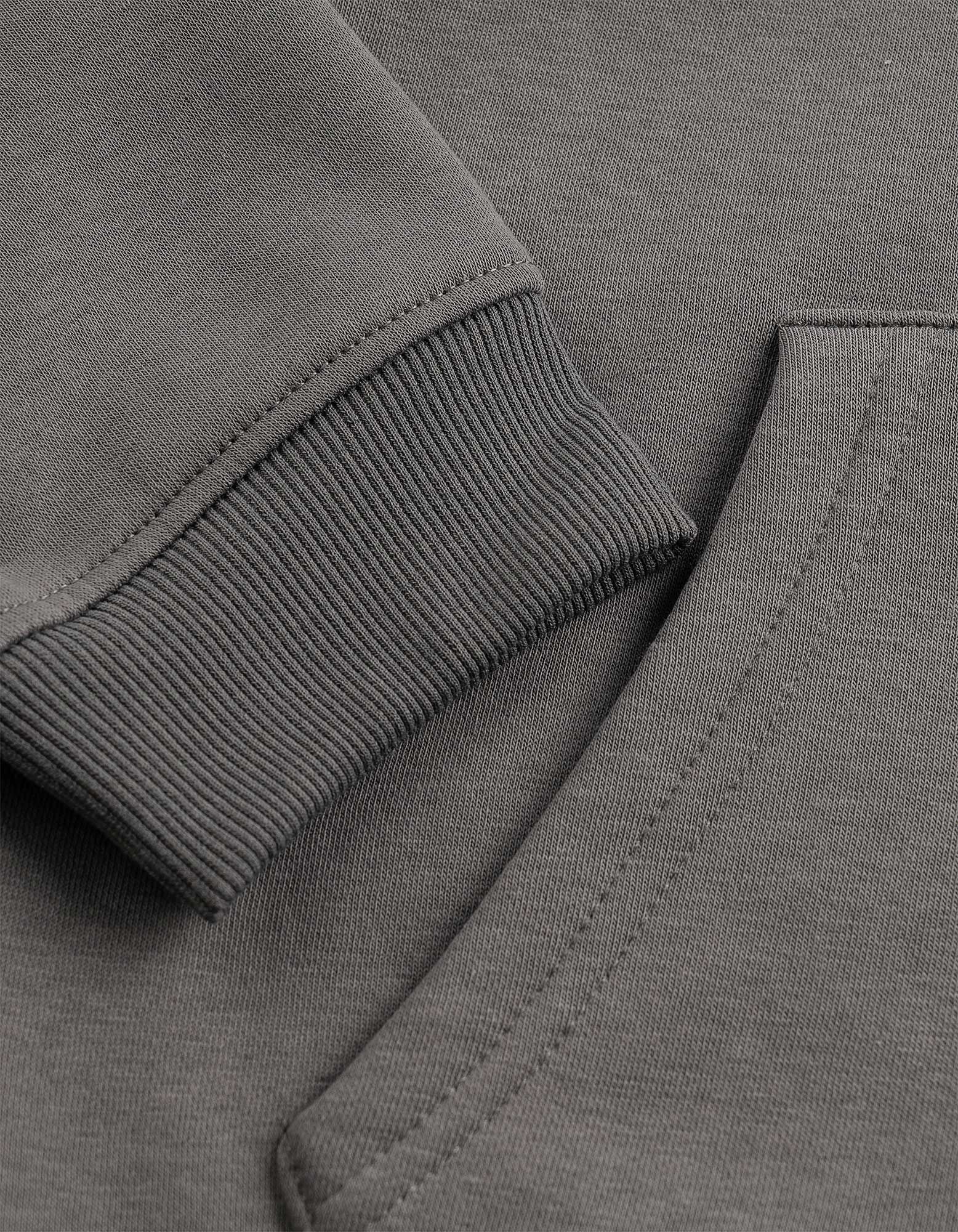 Sweatjacke - Oversized Fit - Dunkelgrau