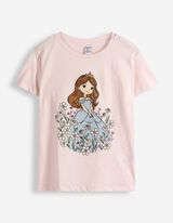 T-shirt - Stampa frontale - rosa