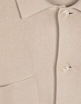 Vest - Polo kraag - beige
