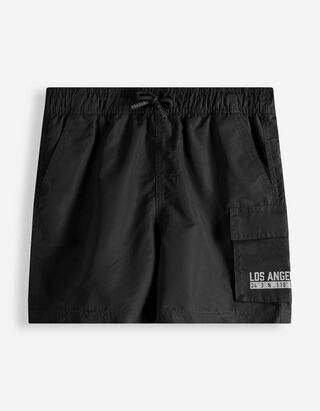 Badehose - einfarbig - schwarz