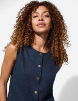 Weste - Jersey - dunkelblau