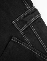 Pantaloni cargo - Straight fit - nero