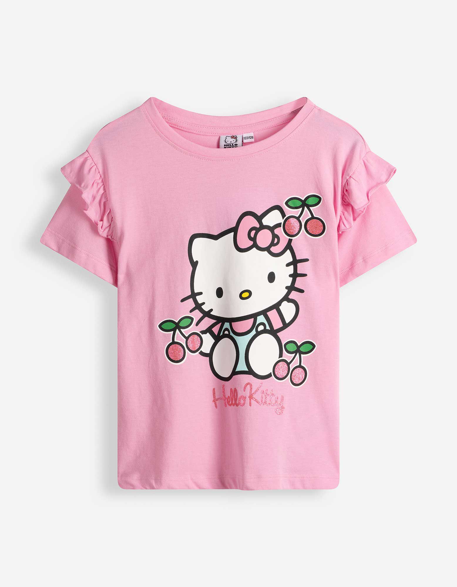 T-shirt - Hello Kitty - Lichtroze