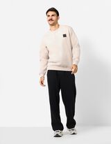 Sweatshirt - Relax Fit - Beige