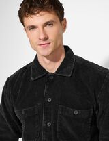 Hemd - Cord - dunkelgrau