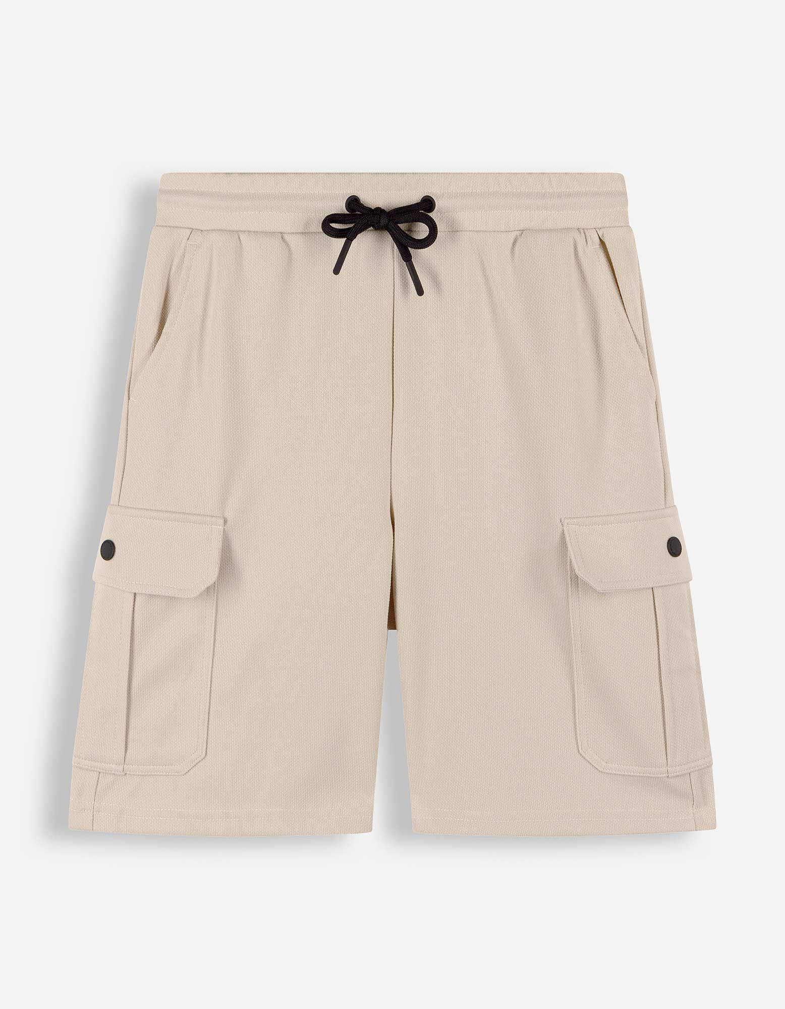 Cargoshorts - Piqu&eacute; - hellgrau