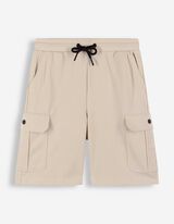 Cargoshorts - Piqu&eacute; - hellgrau