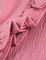 Kleid - Crinkle-Optik - rosa