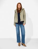 Jacke - Baumwoll-Mix - hellgr&uuml;n