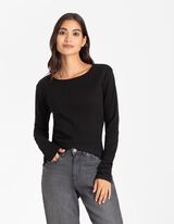 Longsleeve - Katoenmix - zwart