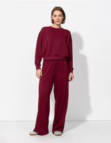 Dressipluus - &uuml;mar kaelus - tumepunane