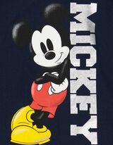 Hossz&uacute; ujj&uacute; felső - Mickey eg&eacute;r - sotetkek