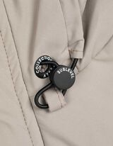 Mantel - Kapuze mit Tunnelzug - grau