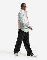 Prošívaná vesta - Stojáček - svetle šedá