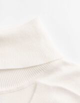 Pullover - Rollkragen - Off-White