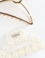 Forcina per capelli - Confezione doppia - oro