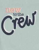 Rövid ujjú body - Feliratos nyomott minta - vilagoskek