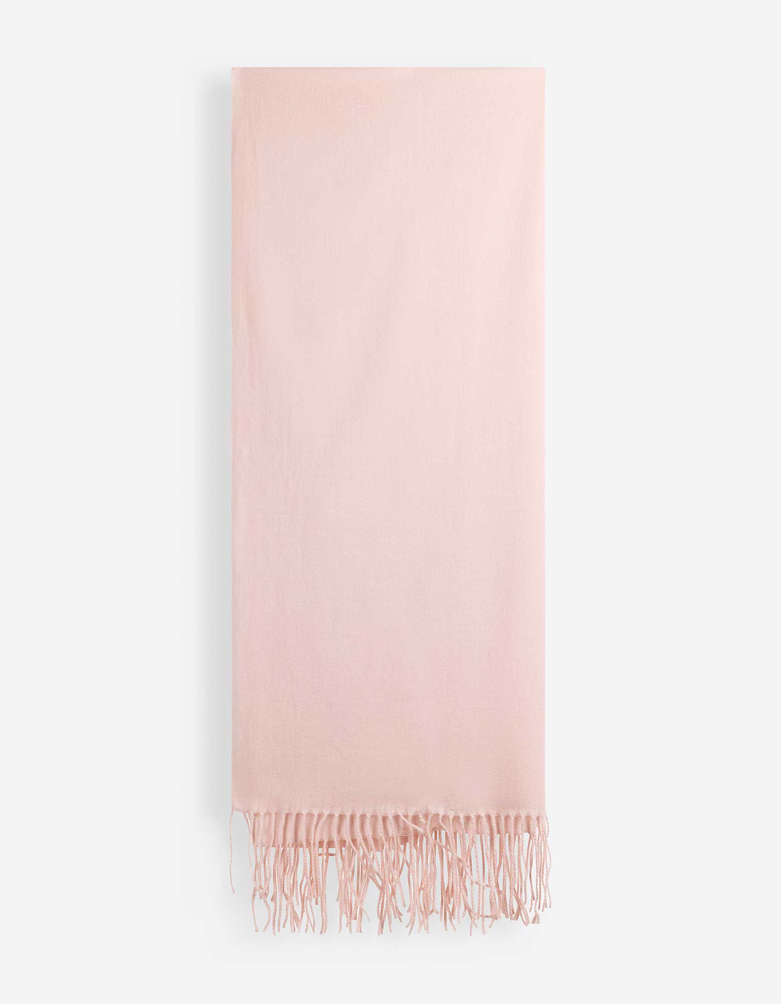 Schal - einfarbig - Rosa