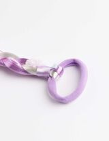 Haargummi - Mehrfarbiges Design - lila